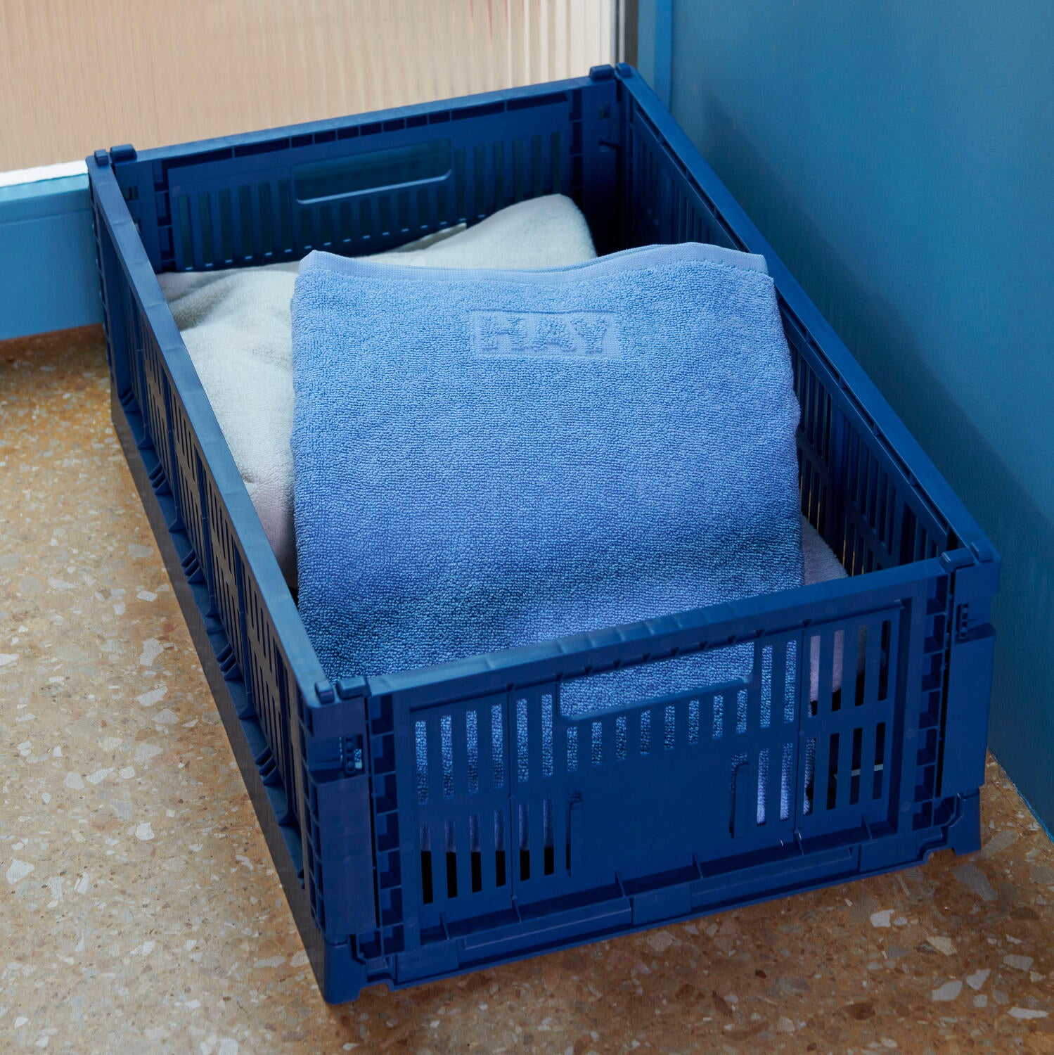 Colour Crate L kasse - Dark Blue